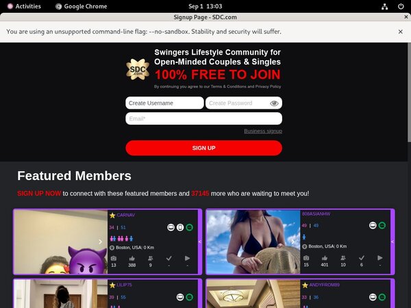 Account For Swingersdateclub Free