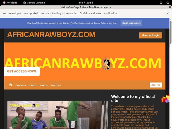 AfricanRawBoyz Free Membership