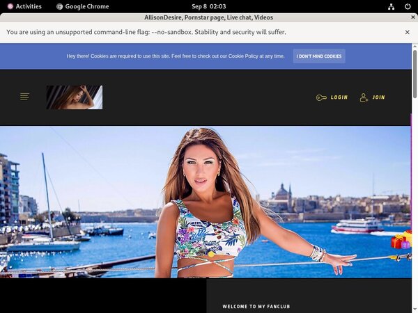 Allisondesire.modelcentro.com Mobile Passwords