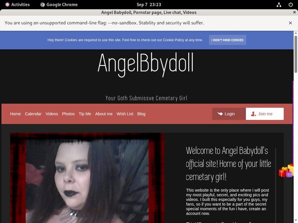 Angel Babydoll Login Info
