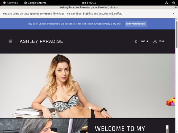 Ashleyparadise.modelcentro.com Trial Discount