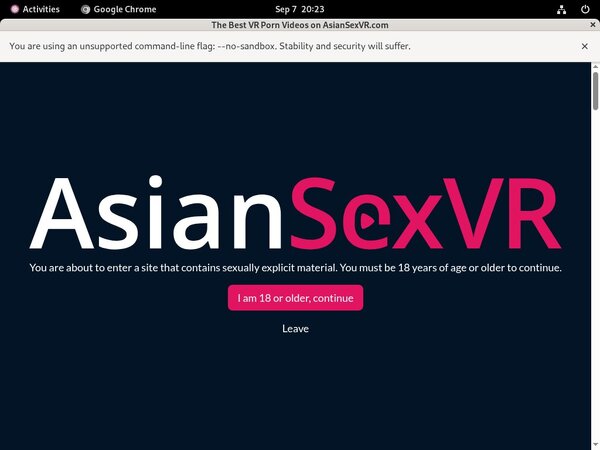 Asian VR Sex Username