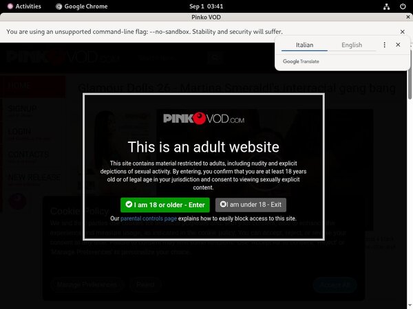 Discount VOD O Pink Free Trial