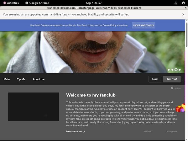 FrancescoMalcom.com Accept Paypal