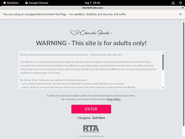 Free Charlieforde.com Premium Acc