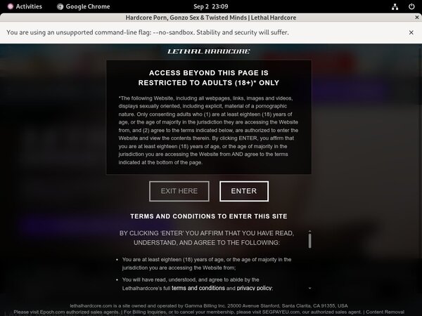 Free Lethal Hardcore Account Password