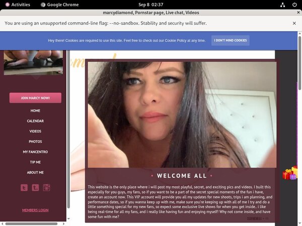 Free Marcydiamond Account Login