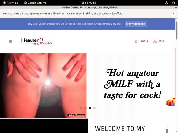 Free Premium Accounts For Heather Desire