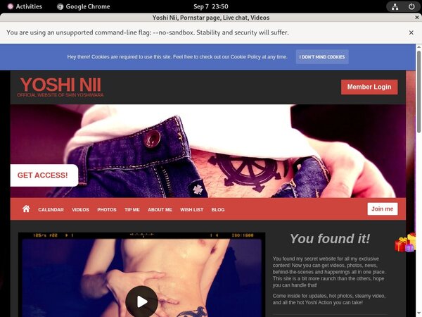 Get YoshiNii Trial Membership