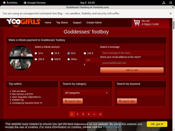 Goddessesfootboy Discount Trial