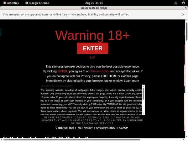 Inescapablebondage.com Trial Promo