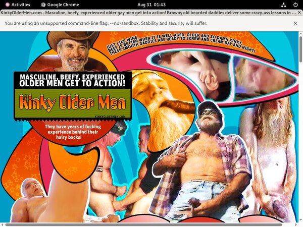 Kinky Older Men Join Again