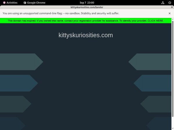 Kittyskuriosities.com Website Password