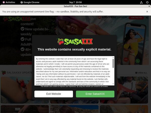 Logins For Salsa XXX Free