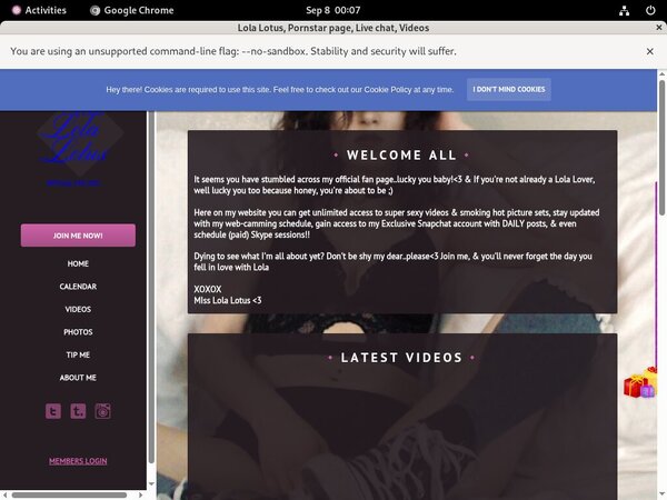 Lola Lotus Without Paying