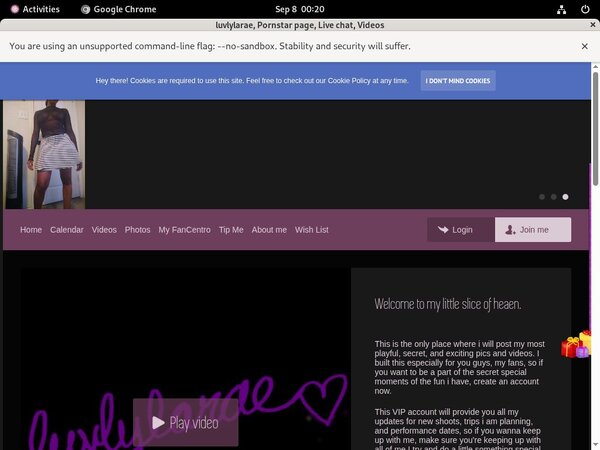 Luvlylarae.modelcentro.com Hack