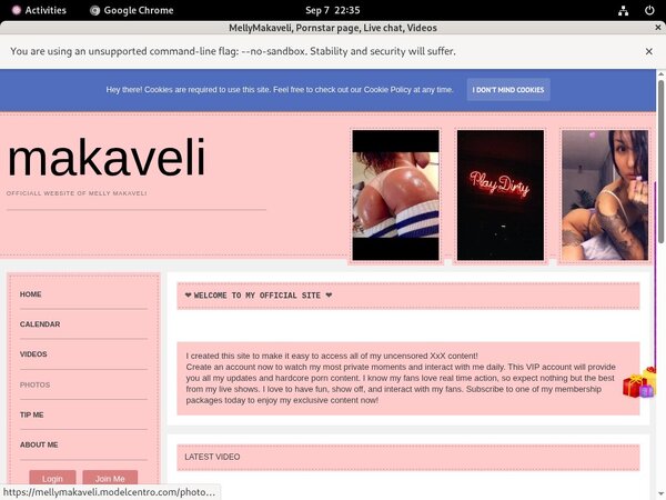 MellyMakaveli Free Account Password