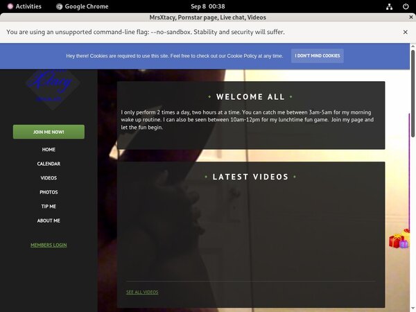 Mrsxtacy.modelcentro.com Working Password