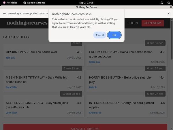 Nothingbutcurves.com With ECheck