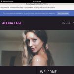 Passwords To Alexia Cage