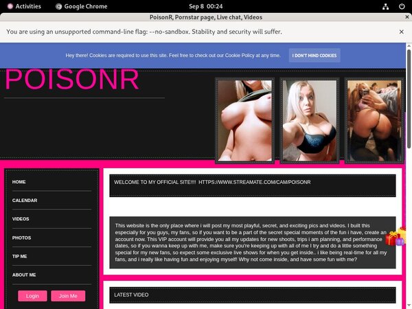 Poisonr.modelcentro.com Discount Member