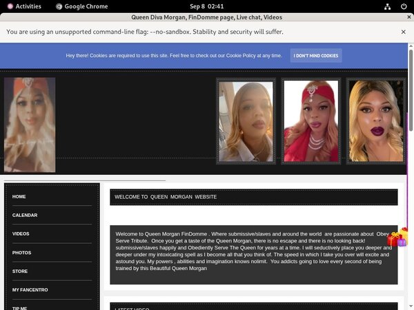 Queen Diva Morgan Signup