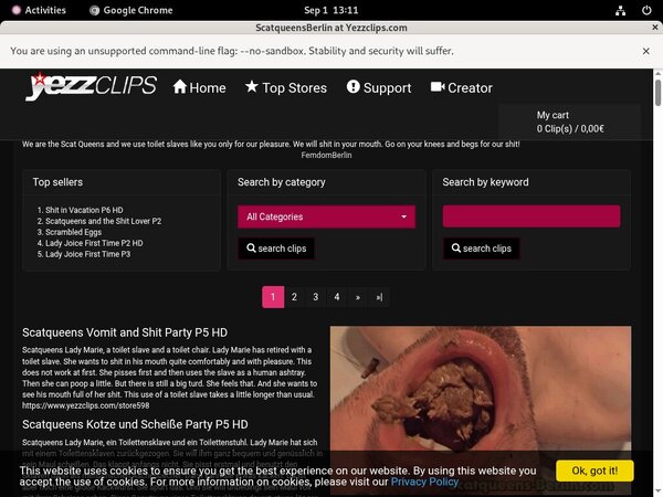 Scat Queens Berlin Paypal Join