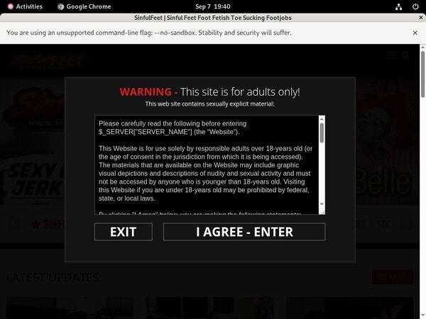 Sinfulfeet.com Free Account And Password