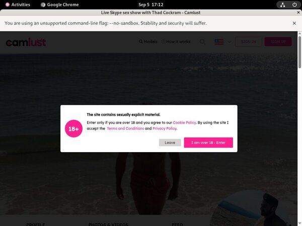 Special Camlust.com Trial