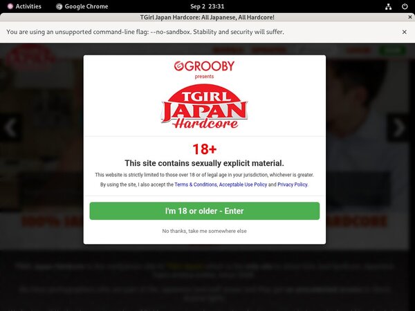 TGirl Japan Hardcore Mobile Passwords