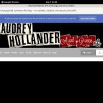 Theaudreyhollander.com Sex
