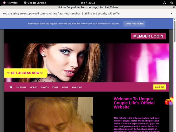 Uniquecouplelifecontent.com Webcam