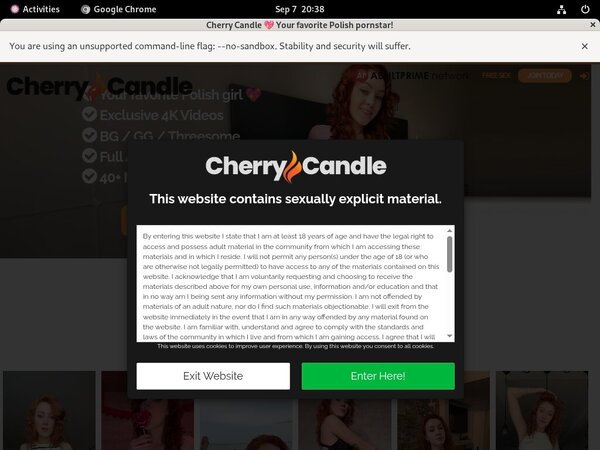 Cherry Candle Login Pass