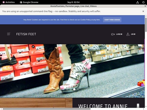 AnnieFootsies New Sex Videos