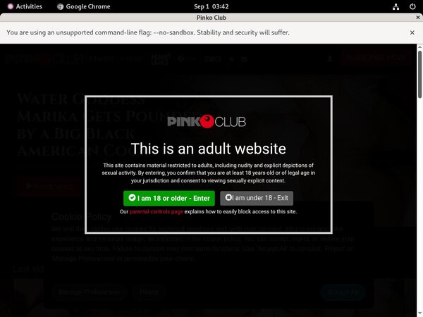 PinkO Club Porn Login