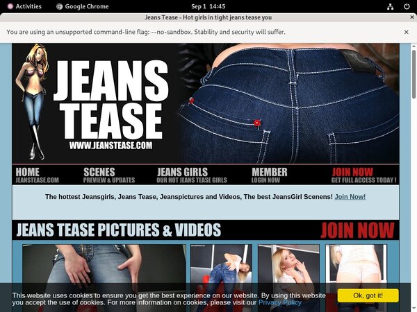 Premium Jeanstease.com Site Rip